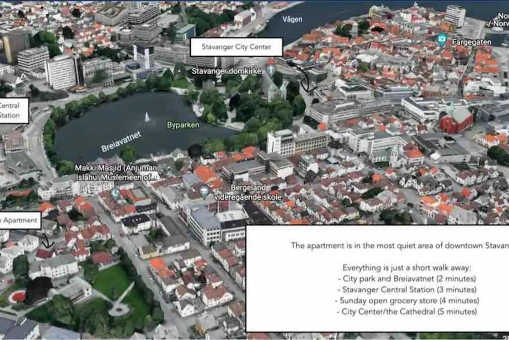 Bjorn'S Sanctuary - City Center Lejlighed Stavanger Eksteriør billede